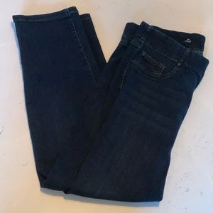 Liverpool - The Crop jeans - pull-on size 32 (14) - dark rinse